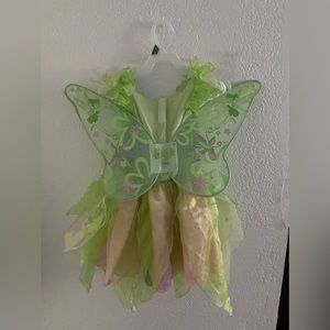 Disney light-up tinker bell costume w/head piece size 4-4x